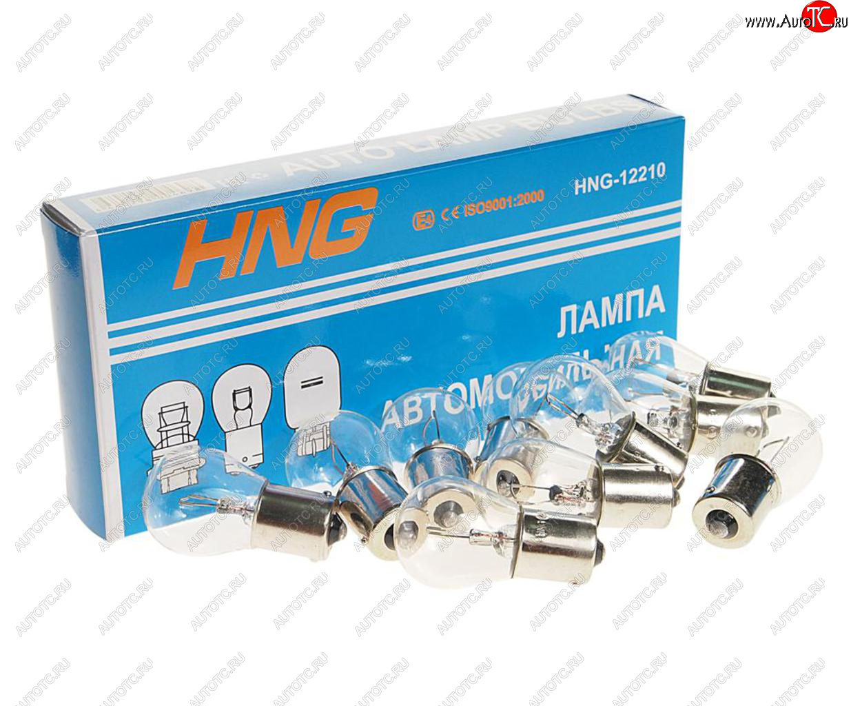 23 р. Лампа 12V P21W BA15s Long Life HNG HNG 12210  с доставкой в г. Воронеж