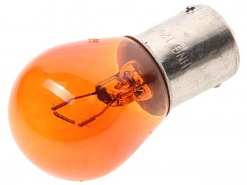 23 р. Лампа 12V PY21W BA15s желтая Amber HNG HNG 12211  с доставкой в г. Воронеж. Увеличить фотографию 1