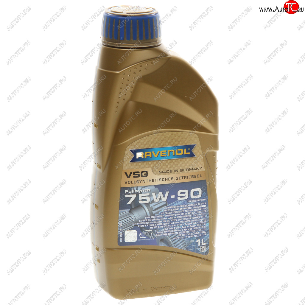 2 999 р. Масло трансмиссионное VSG GL45 75W90 синт.1л RAVENOL RAVENOL 1221101-001  с доставкой в г. Воронеж