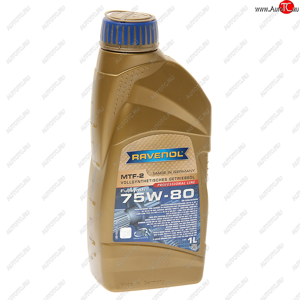 2 199 р. Масло трансмиссионное MTF-2 75W80 синт.1л RAVENOL RAVENOL 1221103-001  с доставкой в г. Воронеж