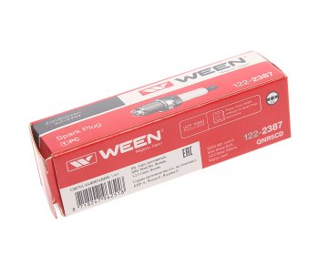 216 р. Свеча зажигания OPEL Astra G (00-05),Corsa (00-09) WEEN WEEN 122-2387  с доставкой в г. Воронеж. Увеличить фотографию 2