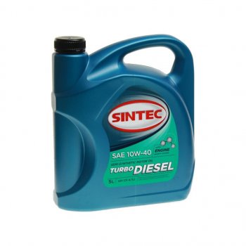 1 429 р. Масло дизельное TURBO DIESEL CF-4SJ 10W40 псинт.5л SINTEC SINTEC 122445  с доставкой в г. Воронеж. Увеличить фотографию 1