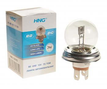 118 р. Лампа 12V R2 7570W P45t Long Life HNG HNG 12275  с доставкой в г. Воронеж. Увеличить фотографию 1