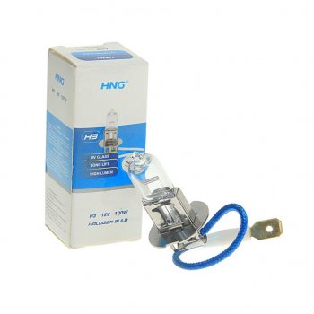 70 р. Лампа 12V H3 100W PK22s Long Life HNG HNG 12310  с доставкой в г. Воронеж. Увеличить фотографию 1