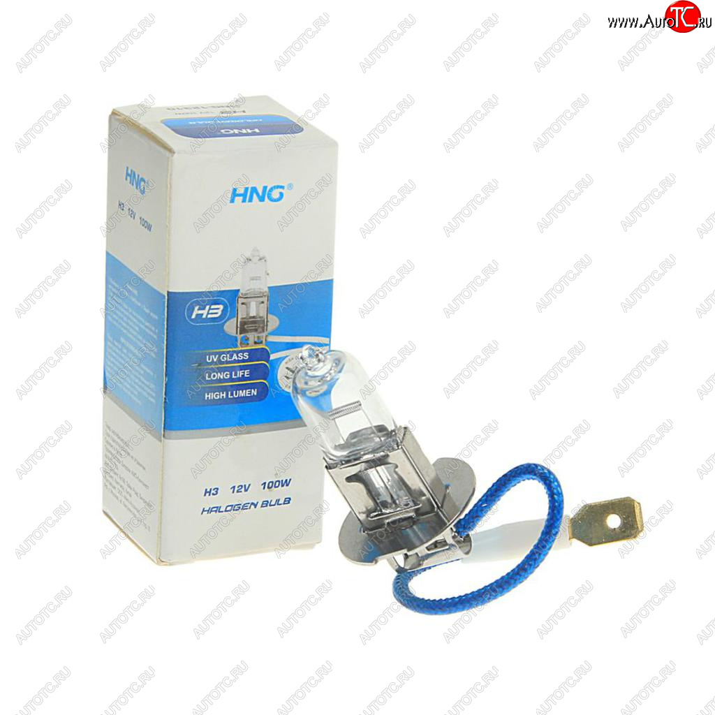 70 р. Лампа 12V H3 100W PK22s Long Life HNG HNG 12310  с доставкой в г. Воронеж