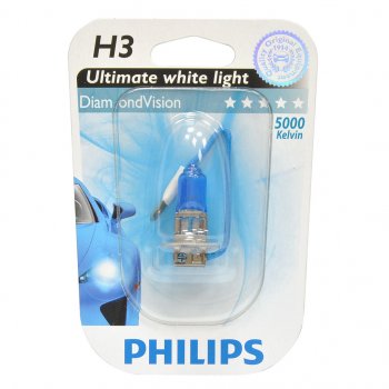 1 139 р. Лампа 12V H3 55W PK22s 5000K блистер (1шт.) Diamond Vision PHILIPS PHILIPS 12336dvb1  с доставкой в г. Воронеж. Увеличить фотографию 1