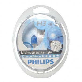 2 179 р. Лампа 12V H3 55W PK22s 5000K бокс (2шт.) Diamond Vision PHILIPS PHILIPS 12336dvs2  с доставкой в г. Воронеж. Увеличить фотографию 1