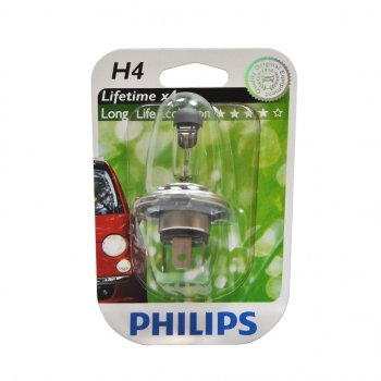 559 р. Лампа 12V H4 6055W P43t-38 блистер (1шт.) Long Life Eco Vision PHILIPS PHILIPS 12342llecob1  с доставкой в г. Воронеж. Увеличить фотографию 1