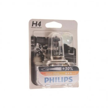 439 р. Лампа 12V H4 6055W P43t +30% блистер (1шт.) Vision Moto PHILIPS PHILIPS 12342prbw  с доставкой в г. Воронеж. Увеличить фотографию 1