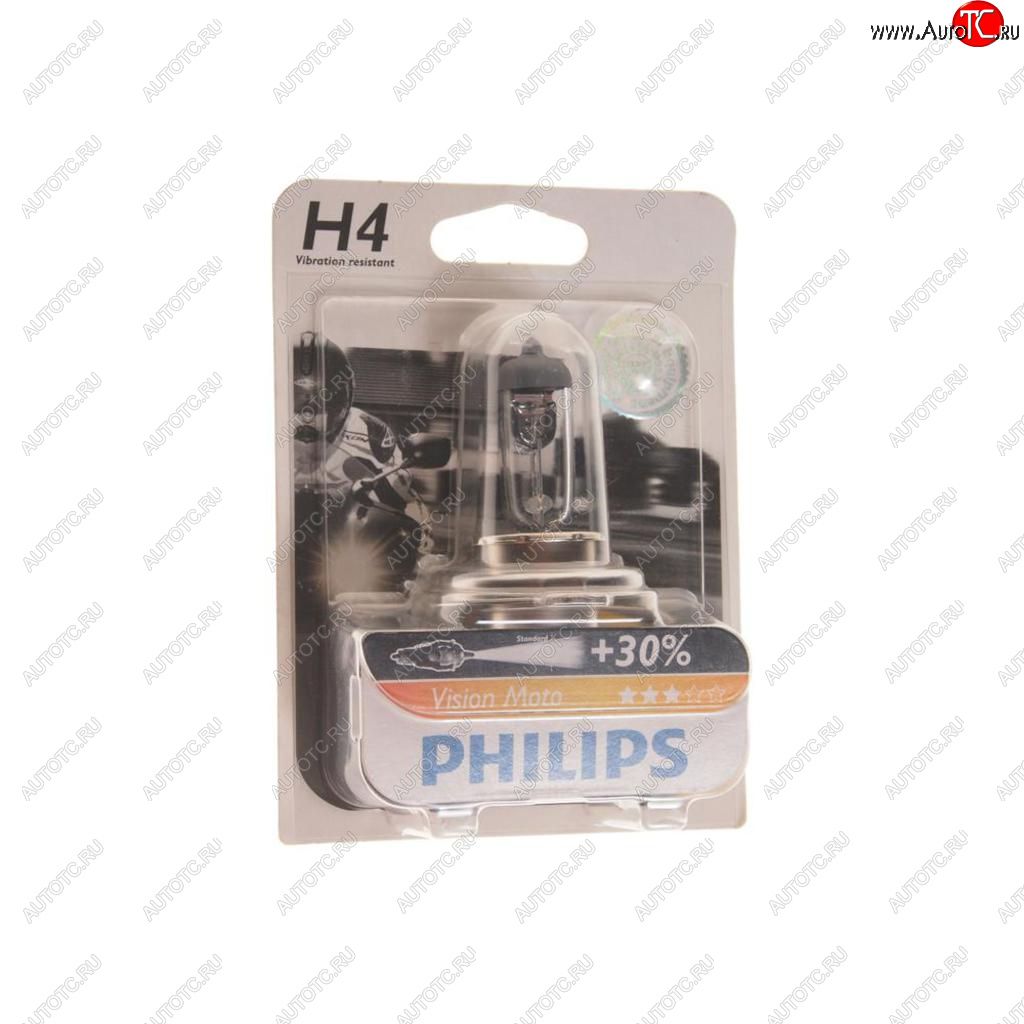 439 р. Лампа 12V H4 6055W P43t +30% блистер (1шт.) Vision Moto PHILIPS PHILIPS 12342prbw  с доставкой в г. Воронеж