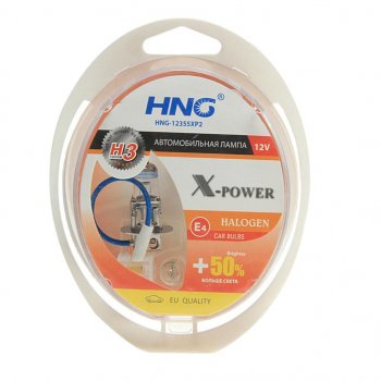 399 р. Лампа набор 12V H3 55W+50% PK22s+W5W бокс (2шт.+2шт.) X-Power HNG HNG 12355xp2  с доставкой в г. Воронеж. Увеличить фотографию 1