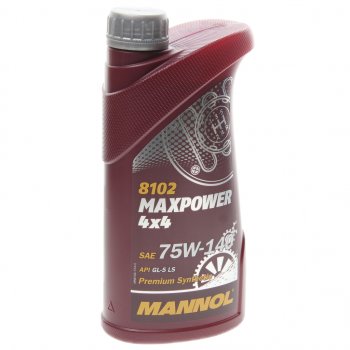 1 129 р. Масло трансмиссионное 4x4 MAXPOWER GL-5 LS 75W140 синт.1л 8102 MANNOL MANNOL 1236  с доставкой в г. Воронеж. Увеличить фотографию 1