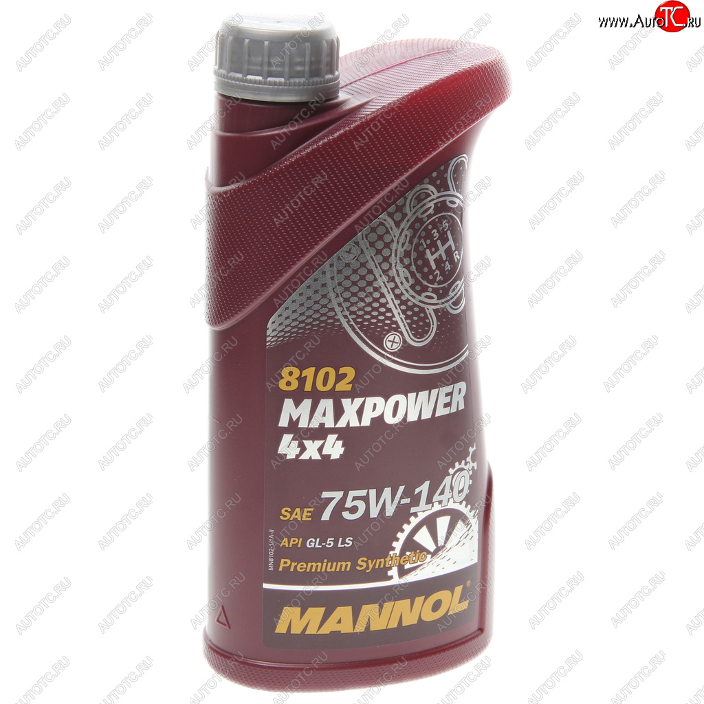 1 129 р. Масло трансмиссионное 4x4 MAXPOWER GL-5 LS 75W140 синт.1л 8102 MANNOL MANNOL 1236  с доставкой в г. Воронеж