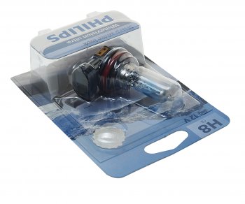 2 989 р. Лампа 12V H8 35W PGJ19-1 блистер (1шт.) White Vision Ultra PHILIPS PHILIPS 12360wvuбл  с доставкой в г. Воронеж. Увеличить фотографию 2