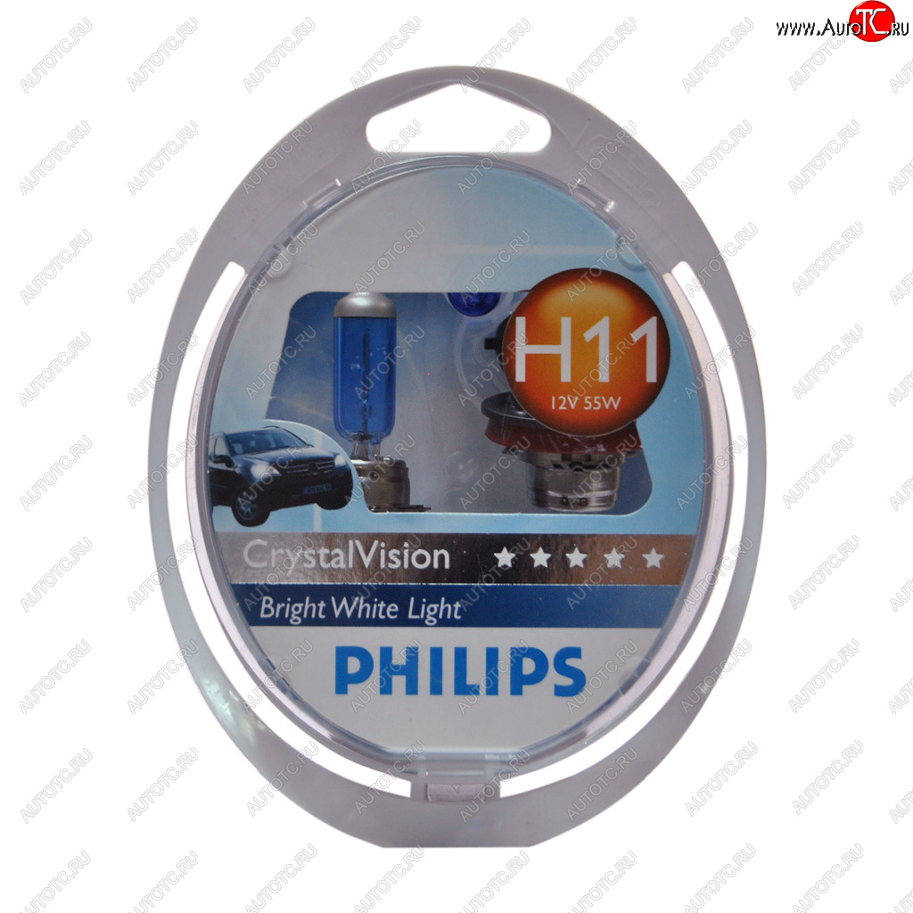 3 689 р. Лампа набор 12V H11 55W + W5W/T105 PGJ19-2 бокс (2шт.+2шт.) Crystal Vision PHILIPS PHILIPS 12362cvsm PHILIPS 12362cvsm  с доставкой в г. Воронеж