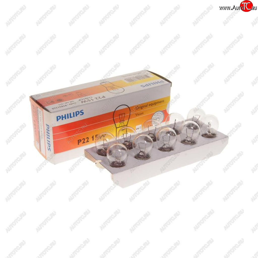 103 р. Лампа 12V P22 15W BA15s PHILIPS PHILIPS 12401cp  с доставкой в г. Воронеж