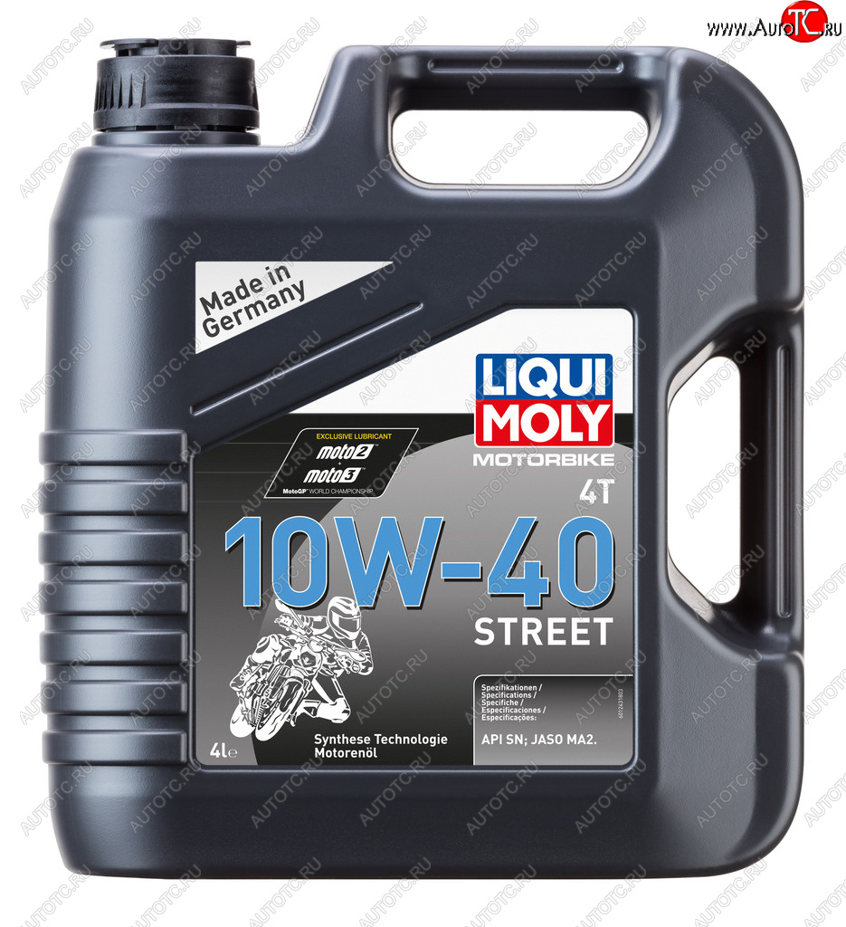 6 249 р. Масло моторное для 4-х тактных двигателей Motorbike 4T 10W40 синт.4л LIQUI MOLY LIQUI MOLY 1243  с доставкой в г. Воронеж