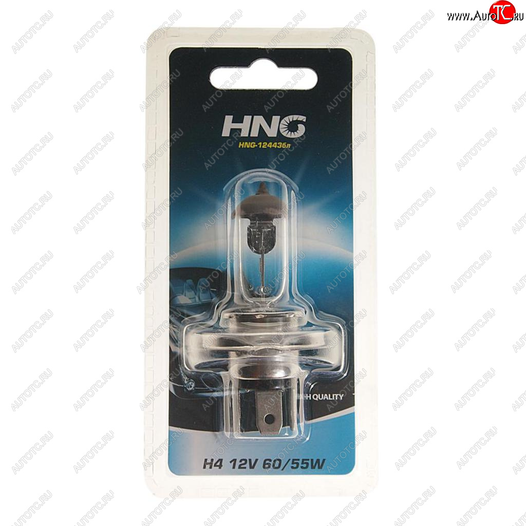 176 р. Лампа 12V H4 6055W P43t-38 блистер (1шт.) Long Life HNG HNG 12443бл  с доставкой в г. Воронеж