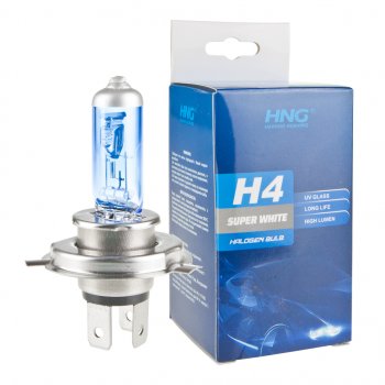 152 р. Лампа 12V H4 6055W P43t Super White HNG HNG 12443sw  с доставкой в г. Воронеж. Увеличить фотографию 3