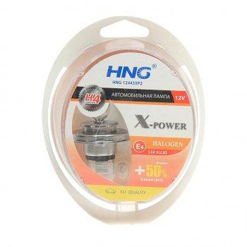 619 р. Лампа набор 12V H4 6055W+50% P43t+W5W бокс (2шт.+2шт.) X-Power HNG HNG 12443xp2  с доставкой в г. Воронеж. Увеличить фотографию 1