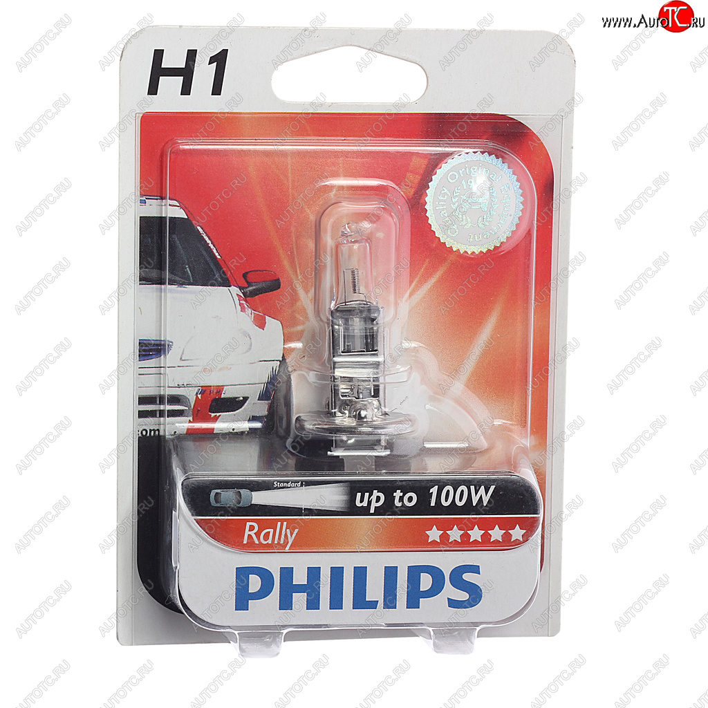 539 р. Лампа 12V H1 100W P14.5s блистер (1шт.) Rally PHILIPS PHILIPS 12454rab1 PHILIPS 12454rab1  с доставкой в г. Воронеж