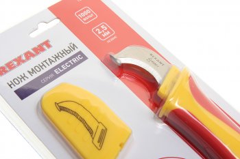879 р. Нож монтажный с пластиной REXANT REXANT 12-4935  с доставкой в г. Воронеж. Увеличить фотографию 2