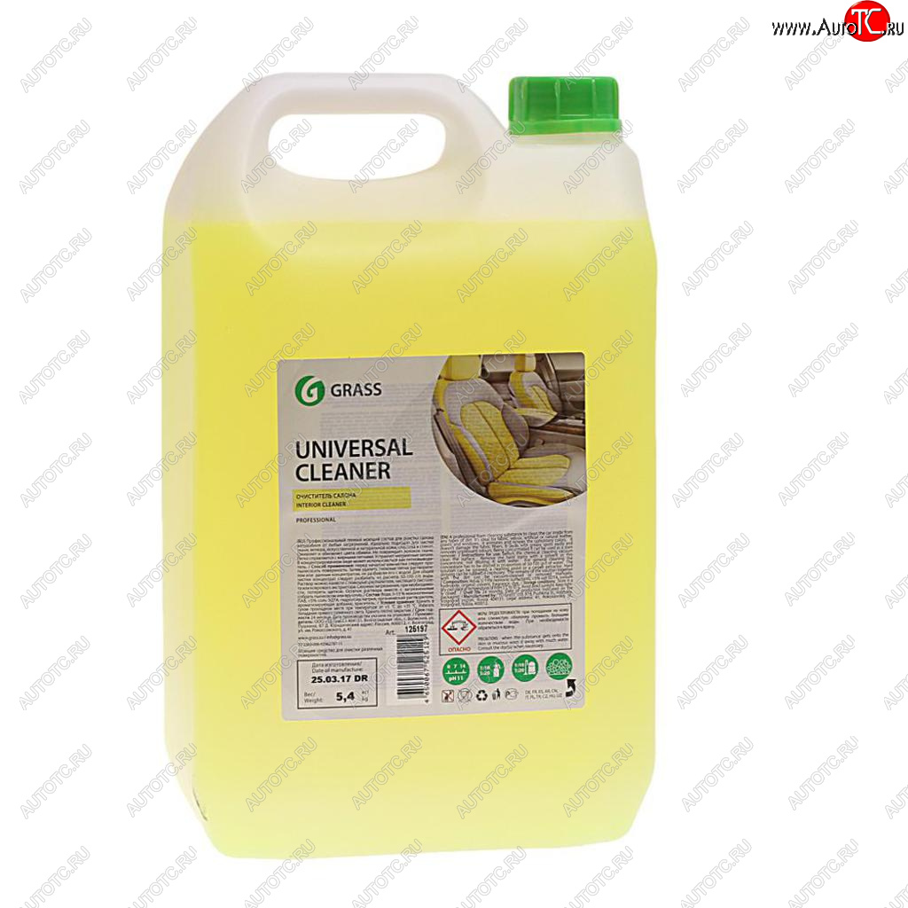 1 159 р. Очиститель салона 5.4кг концентрат Universal Cleaner GRASS GRASS 125197  с доставкой в г. Воронеж
