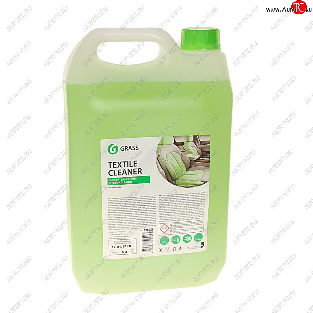 1 179 р. Очиститель салона 5.4кг Textyle Cleaner GRASS GRASS 125228  с доставкой в г. Воронеж