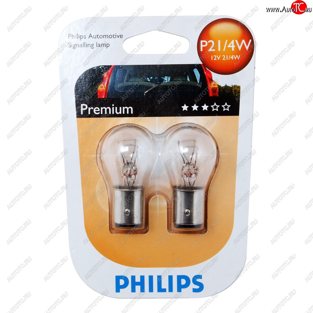284 р. Лампа 12V P214W BAZ15d блистер (2шт.) PHILIPS PHILIPS 12594b2  с доставкой в г. Воронеж