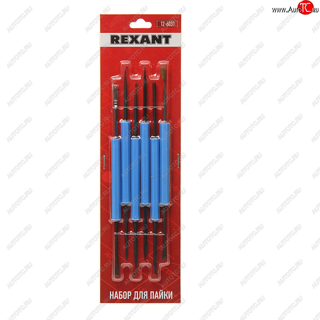 689 р. Набор для пайки 6 предметов REXANT REXANT 12-6031  с доставкой в г. Воронеж