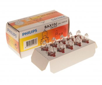 260 р. Лампа 12V 3W BAX10d коричневый патрон PHILIPS PHILIPS 12614cp  с доставкой в г. Воронеж. Увеличить фотографию 1