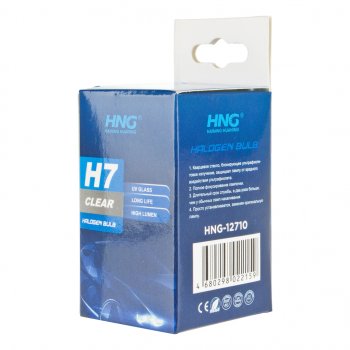 129 р. Лампа 12V H7 100W PX26d Long Life HNG HNG 12710  с доставкой в г. Воронеж. Увеличить фотографию 6