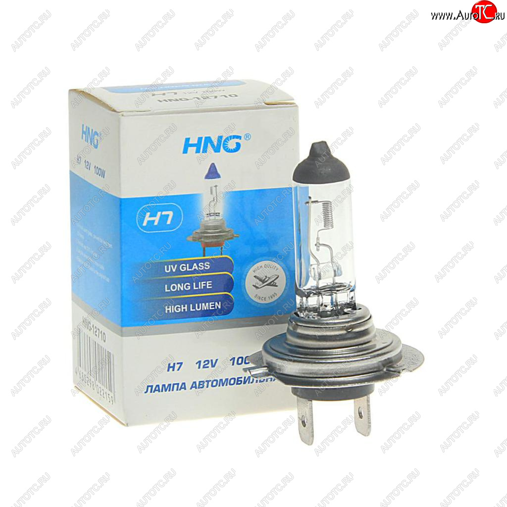 129 р. Лампа 12V H7 100W PX26d Long Life HNG HNG 12710  с доставкой в г. Воронеж
