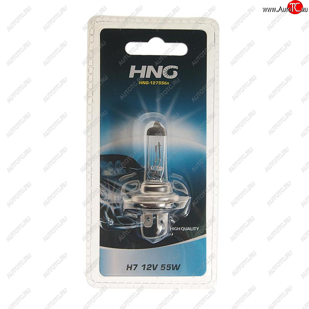 125 р. Лампа 12V H7 55W PX26d блистер (1шт.) Long Life HNG HNG 12755бл  с доставкой в г. Воронеж