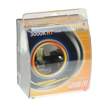 299 р. Лампа 12V H7 55W PX26d 3000К бокс (2шт.) Golden Eye HNG HNG 12755ge2  с доставкой в г. Воронеж. Увеличить фотографию 1