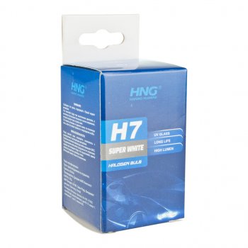 130 р. Лампа 12V H7 55W PX26d Super White HNG HNG 12755sw  с доставкой в г. Воронеж. Увеличить фотографию 5