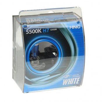 299 р. Лампа 12V H7 55W PX26d 5500К бокс (2шт.) Super White HNG HNG 12755sw2  с доставкой в г. Воронеж. Увеличить фотографию 1