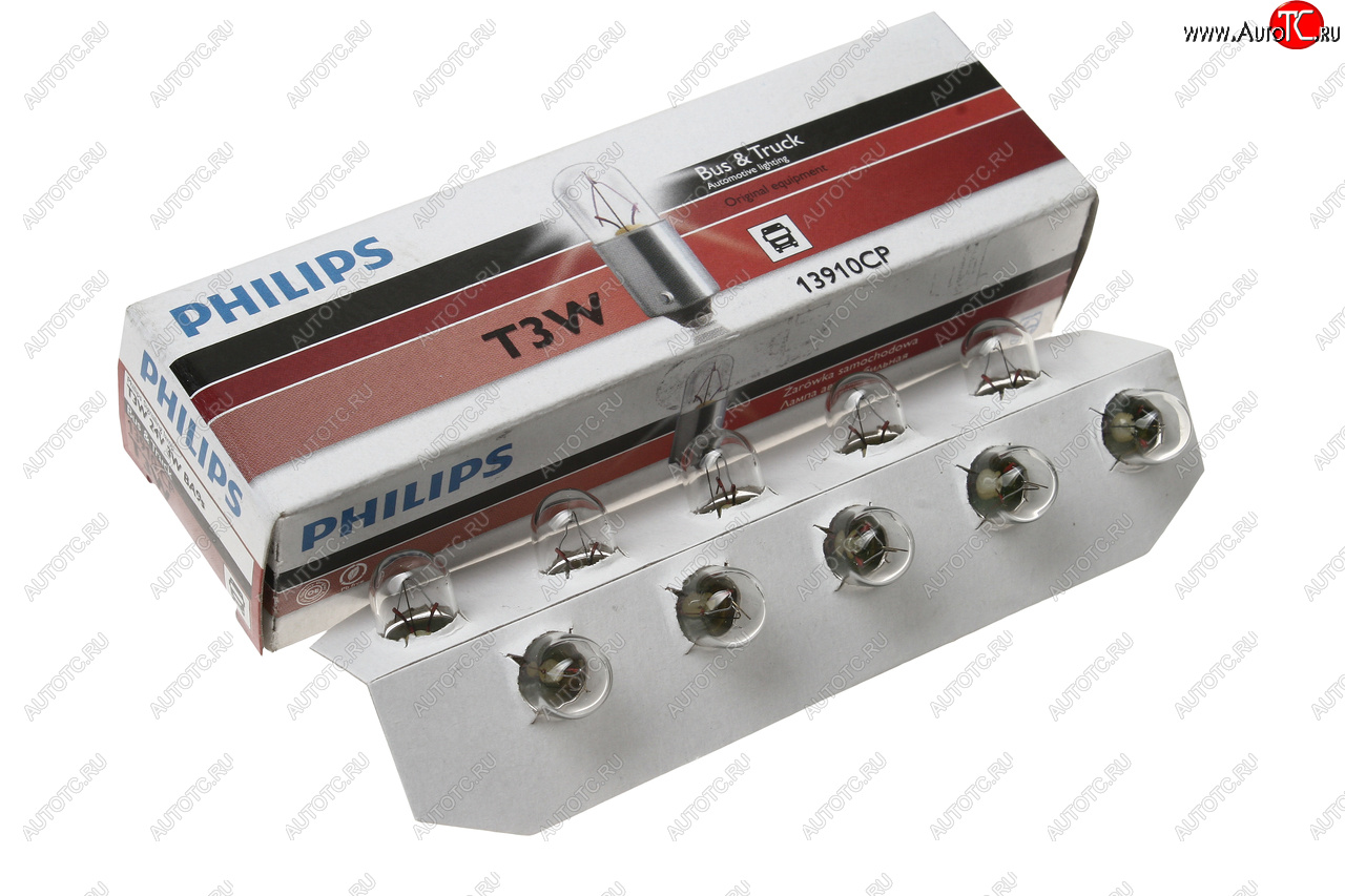 66 р. Лампа 12V 3W BA9s PHILIPS PHILIPS 12910cp  с доставкой в г. Воронеж