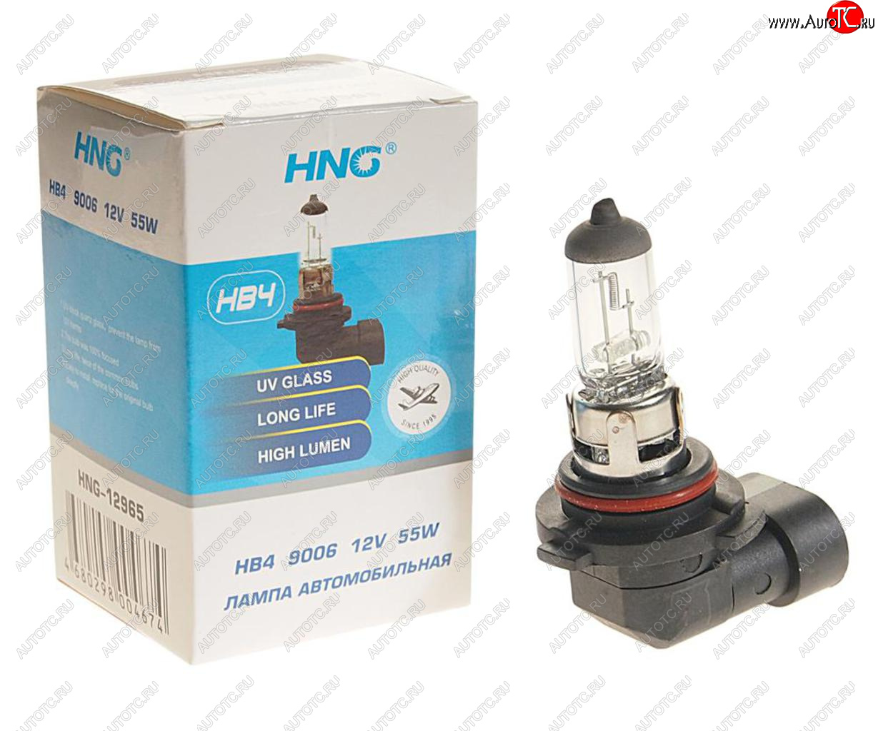 154 р. Лампа 12V HB4 55W P22d Long Life HNG HNG 12965  с доставкой в г. Воронеж