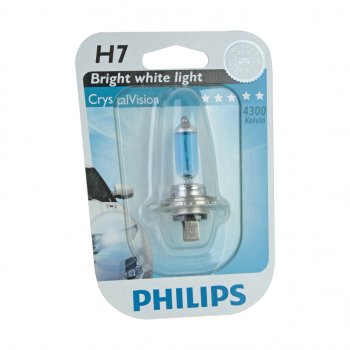 1 469 р. Лампа 12V H7 55W PX26d 4300K блистер (1шт.) Crystal Vision PHILIPS PHILIPS 12972cvb1 PHILIPS 12972cvb1  с доставкой в г. Воронеж. Увеличить фотографию 1