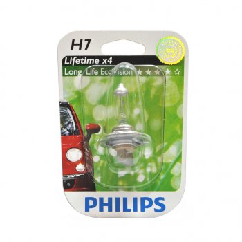 799 р. Лампа 12V H7 55W PX26d блистер (1шт.) Long Life Eco Vision PHILIPS PHILIPS 12972llecob1  с доставкой в г. Воронеж. Увеличить фотографию 1