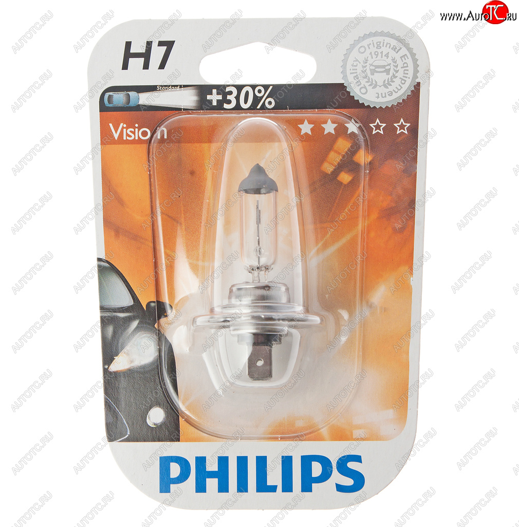 589 р. Лампа 12V H7 55W PX26d +30% блистер (1шт.) Premium PHILIPS PHILIPS 12972prb1  с доставкой в г. Воронеж