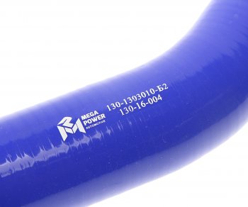 859 р. Патрубок ЗИЛ-130 радиатора верхний (L=390мм,d=45) силикон MEGAPOWER MEGAPOWER 130-16-004  с доставкой в г. Воронеж. Увеличить фотографию 2