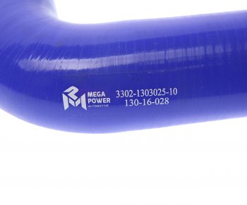 519 р. Патрубок ГАЗ-3302 радиатора отводящий силикон MEGAPOWER MEGAPOWER 130-16-028  с доставкой в г. Воронеж. Увеличить фотографию 3