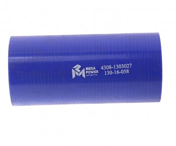 379 р. Патрубок КАМАЗ радиатора нижний (L=130мм,d=50) силикон MEGAPOWER MEGAPOWER 130-16-058  с доставкой в г. Воронеж. Увеличить фотографию 2