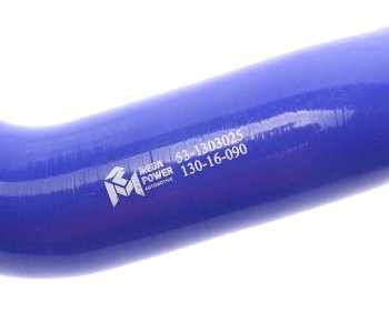999 р. Патрубок ГАЗ-53 радиатора отводящий нижний силикон (d=45) MEGAPOWER MEGAPOWER 130-16-090  с доставкой в г. Воронеж. Увеличить фотографию 3