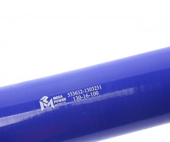 1 499 р. Патрубок МАЗ радиатора угловой (L=280мм,d=60) силикон MEGAPOWER MEGAPOWER 130-16-100  с доставкой в г. Воронеж. Увеличить фотографию 2
