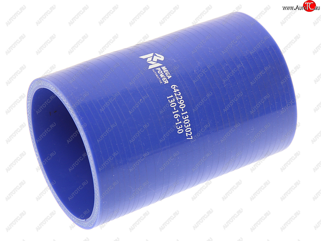 399 р. Патрубок МАЗ радиатора нижний (L=120мм,d=70) силикон MEGAPOWER MEGAPOWER 130-16-130  с доставкой в г. Воронеж