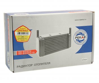 4 599 р. Радиатор отопителя ЗИЛ-130 алюминиевый 2-х рядный с бачком PEKAR PEKAR 130-8101012-02  с доставкой в г. Воронеж. Увеличить фотографию 3