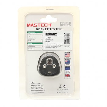 1 079 р. Тестер розеток MS6860D MASTECH MASTECH 13-1260  с доставкой в г. Воронеж. Увеличить фотографию 4
